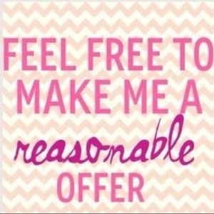 Feel free to make reasonable offers! 💕💕